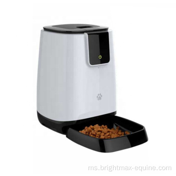 Sampel Menyokong WiFi Pintar Kawalan Jauh Pet Feeder Microchip Anjing Anjing Pet Bowls Feeder Makanan